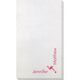 Corner Text with Flamingo Design Bamboo Luxe Guest Towels Image 2 of 2